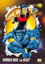 1992 Marvel Universe #89 Wonder Man and Beast