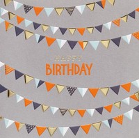 Geburtstag - Good Vibes Karte Mit Umschlag Girlande