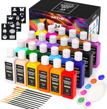 24 Colors Fabric Paint 60ml2oz Permanent Soft Fabric Paint Set With 10 Brush 24 Colors Fabric Paint 60ml2oz Permanent Soft Fabric Paint Set With 10 Brush
