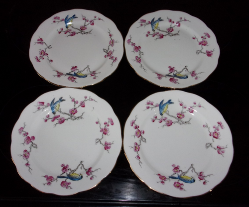 JUEGO DE TÉ Y PLATO DE PASTEL PARTE PINTADA A MANO FLOR ROYAL ALBERT RD Nº 730452 - Imagen 2 de 13