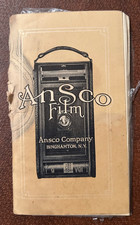 Vintage Antique 1910s Ansco Film "The Negative of Photography" Booklet/Guide