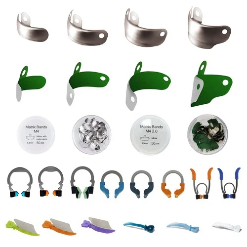 Dental Matrix Bands Ring Sectional Matrice Clamp Fit Garrison Palodent V3 System