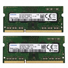 Samsung 8GB 2X 4GB DDR3 SO-DIMM RAM 2x4GB PC3L 1600MHz Laptop