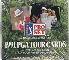 1991 Pro Set PGA Tour Cards Sealed Complete Box-36 Packs John Daly Rookie Year