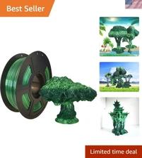 Satisfy Your Creativity with 1KG 1.75mm Tri-Color PLA Filament - Summer Green