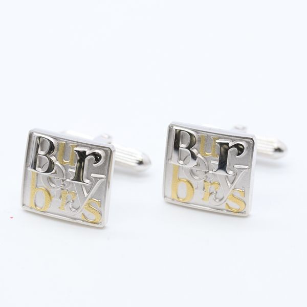 Authentic Burberry cufflinks, silver with box - image 2