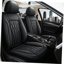 Leather Car Seat Covers Full Set, Waterproof Faux Leather Seat Covers for