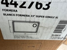Blanco 442763 Formera 33" Undermount Single Basin Stainless Steel Kitchen Sink