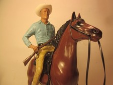 VINTAGE HARTLAND LUCAS McCAIN, "THE RIFLEMAN" W/CHESTNUT HORSE COMPLETE SET