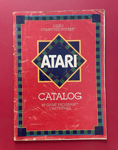 Atari Catalog 49 Video Computer System 49 Game Program Cartridges English