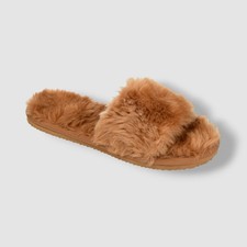 Journee Women's Brown Dawn Slide Slippers Shoes Size 7
