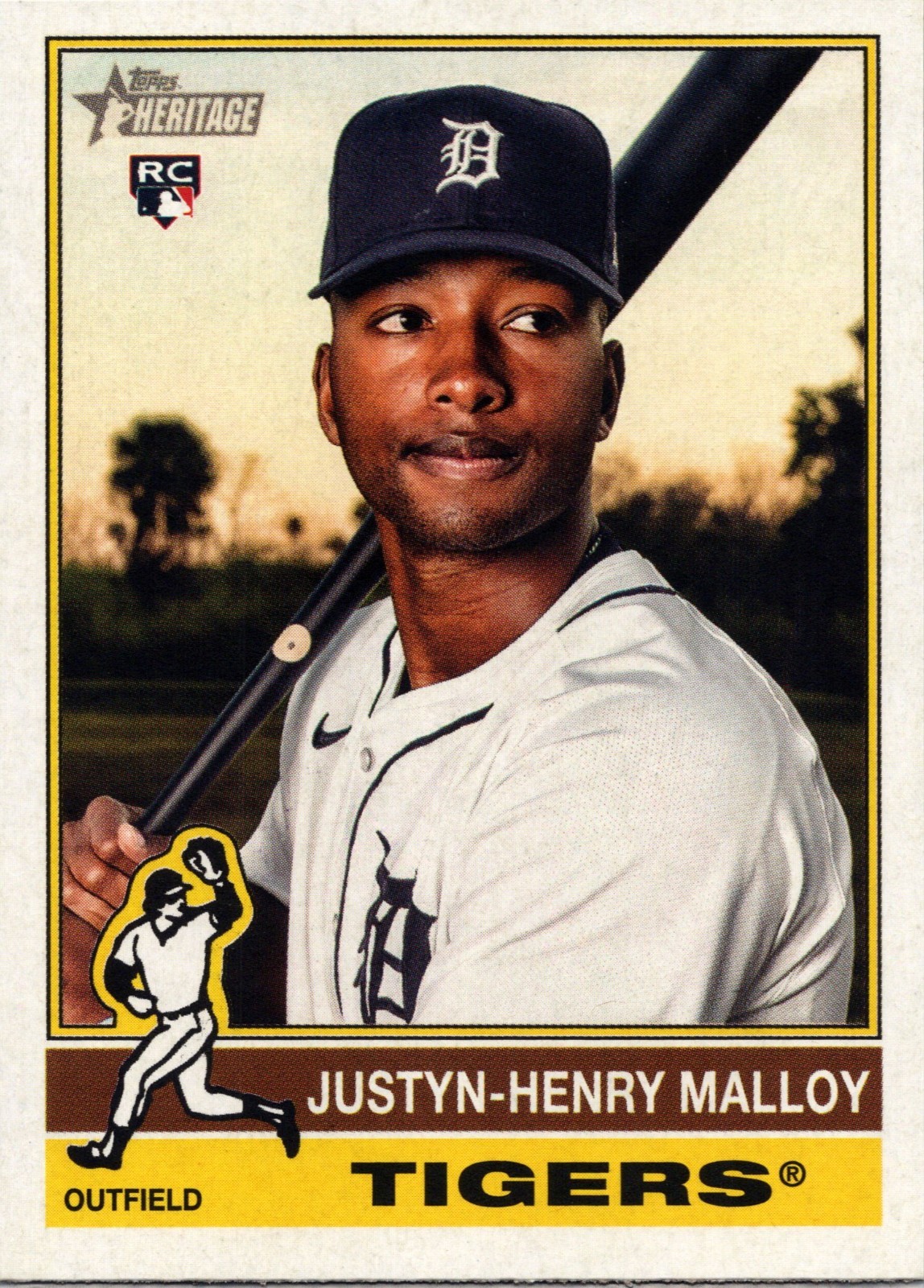 2025 Topps Heritage - Justyn-Henry Malloy #305 (RC) - Tigers
