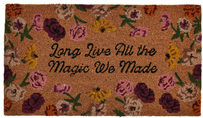 Taylor Swift LONG LIVE ALL THE MAGIC WE MADE Acoustic Piano Door Mat IN HAND