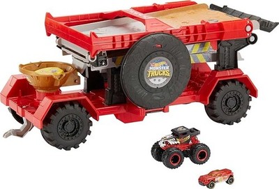 Hot Wheels Monster Trucks Downhill Race & Go Playset GFR15