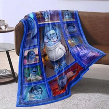 Personalized Disney Sadness Inside Out Fleece Blanket