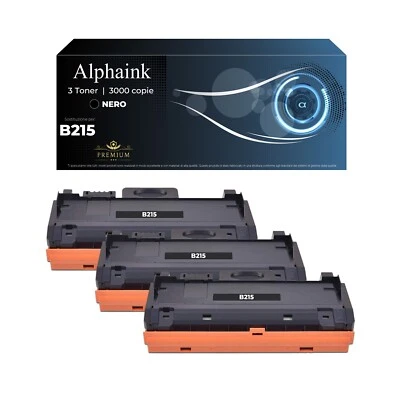 ALPHAINK 3 TONER B215 COMPATIBILE PER XEROX B205 B210 B215 CON CHIP