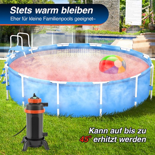 Poolheizung Wärmetauscher Schwimmbadwärmetauscher 3KW Pool-Heizung Swimspa - Bild 7 von 10