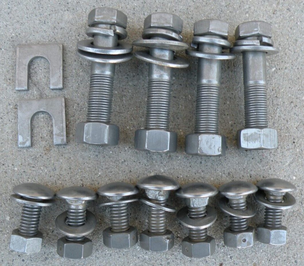 MERCURY MONTEREY MONTCLAIR FRONT BUMPER BRACKET NUTS BOLTS WASHERS
