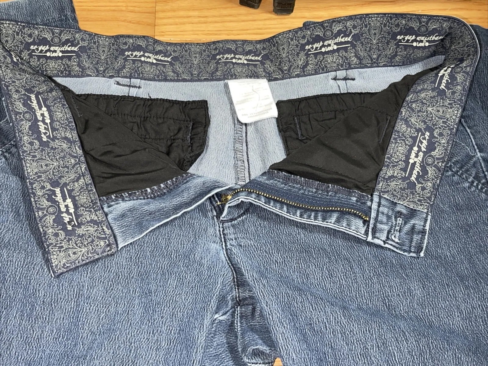 LEE NO GAP WRISTBAND JEANS. Woman pants 14 medium. eBay