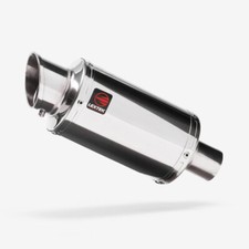 LEXTEK YP4 Stainless Stubby 51mm Slip On End Can Motorcycle Exhaust Silencer