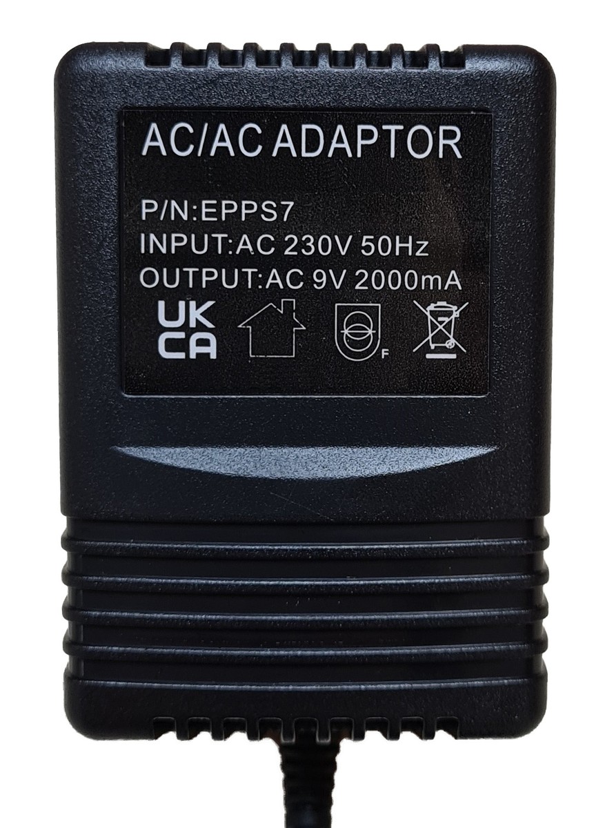 ROCKTRON INTELLIFEX ON-LINE POWER SUPPLY (2 METER) ADAPTER AC 9V