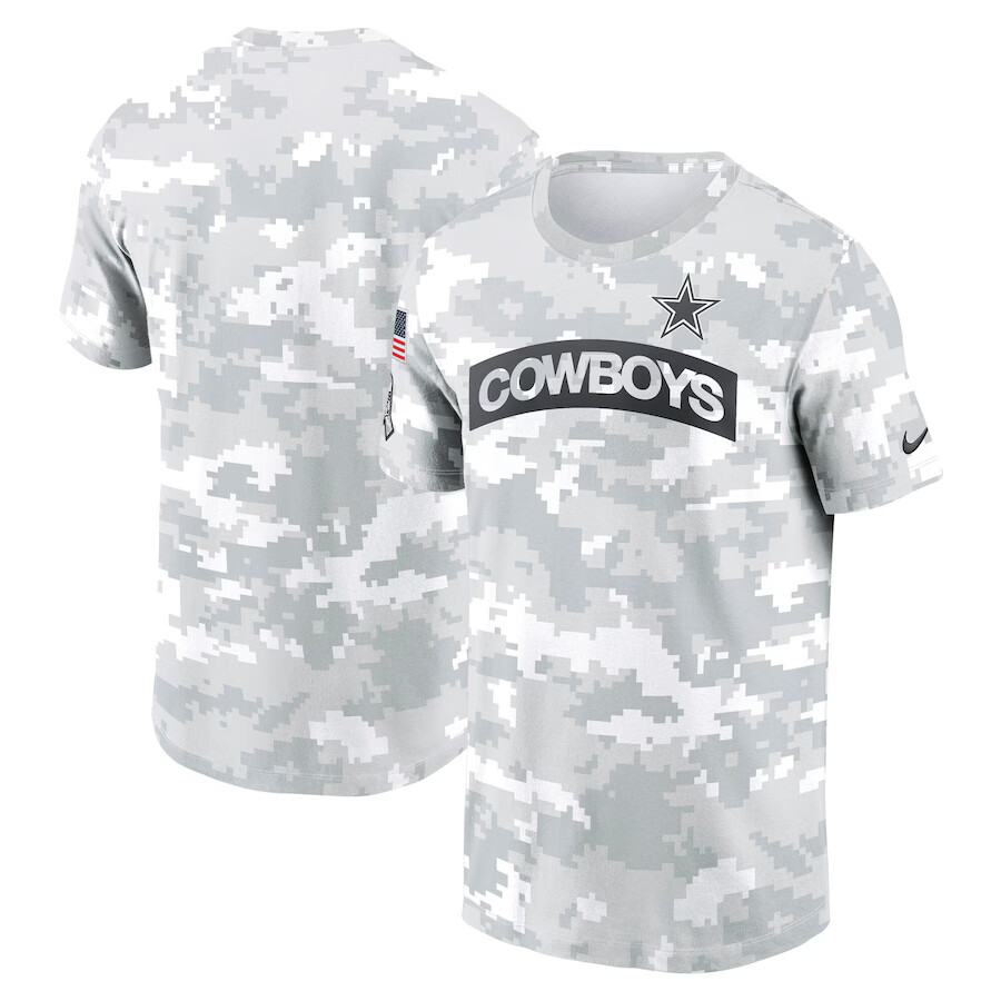 古着　NIKE NFL COWBOYS フットボールシャツ 25-sideline-player-tri-blend-