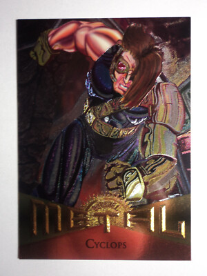 1995 MARVEL METAL - BASE CARD - # 3 CYCLOPS