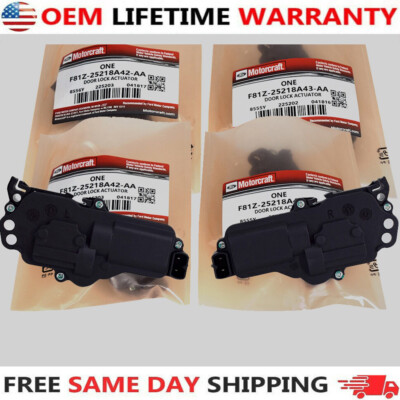 4Pack Genuine Power Door Lock Actuators Kit for OEM Expedition F-450 Super Duty