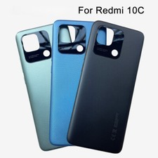 For Xiaomi Redmi 10C Battery Cover Panel Rear Door Housing Case Replacement
