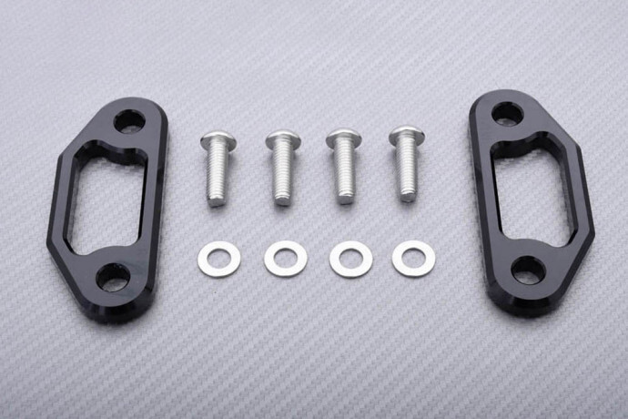 Crochets de fixation de sangles haut de gamme pour Honda CB 125 R JC91 en alliage usiné