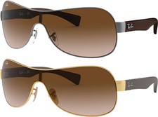 Ray-Ban Pilot/Wrap Hybrid Sunglasses w/ Gradient Shield Lens - RB3471