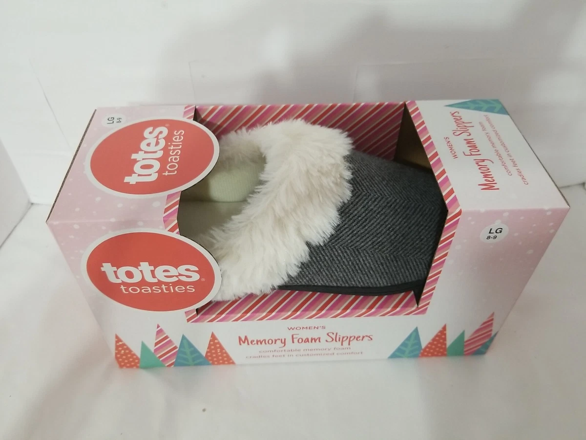 Totes toasties women's 2025 memory foam slippers