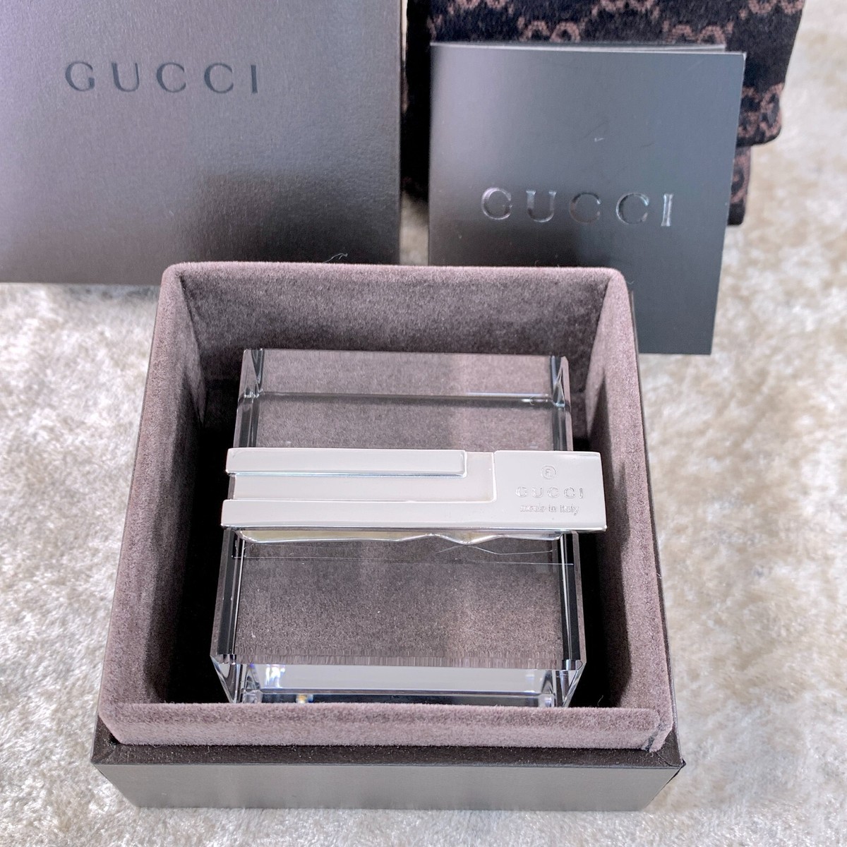 Gucci Money Bill Clip 925 Sterling Silver Made in Italy with