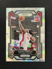 Adama Sanogo 2023-24 Panini Prizm RC Cracked Ice Prizm #286