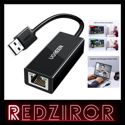USB LAN Adapter Ethernet Schnittstelle Kompatibel mit MacBook Surface Pro Swi...
