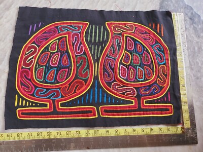 mola kuna folk art design pattern 2076 original style guna yala | eBay