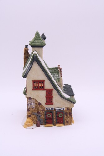 Dept 56 Reindeer Barn North Pole Series #5601-4 With Box, Cord & Bulb Christmas - Picture 10 of 14