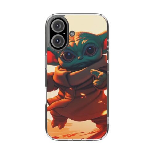 Cute Baby Yoda Clear Phone Case, Mandalorian Gift, Star Wars Case, Geeky Phone - Picture 5 of 124