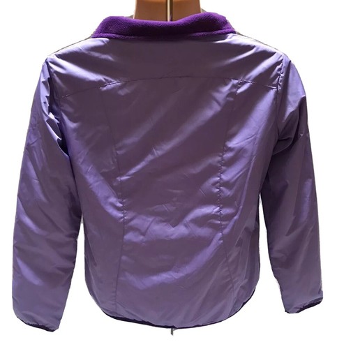 NEW Champion Girls' Purple Polyester Fleece Lined Windbreaker Jacket XL (14-16) - Picture 2 of 9