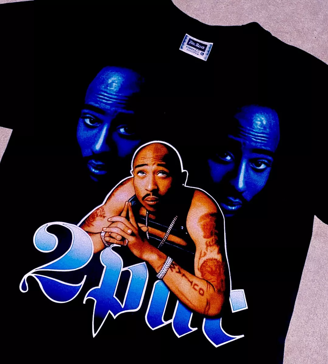 Vintage OG 90’s Tupac T-Shirt 2pac Rap Tees Double Sided Single Stitch VERY RARE