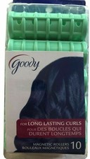 Goody Magnetic Rollers 10 Pack For Long Lasting Curls 82376 Green New