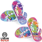 Girls Flip Flops Urban Beach Sandals Size Uk 10 - 2 Kids Pool Beach Hut FW648