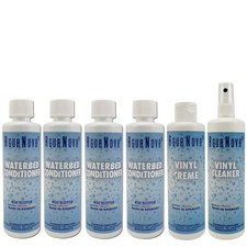 AGUANOVA 4x Conditioner 1x Vinylcleaner 1x Vinylcream f&uuml;r Wasserbett Matratzen