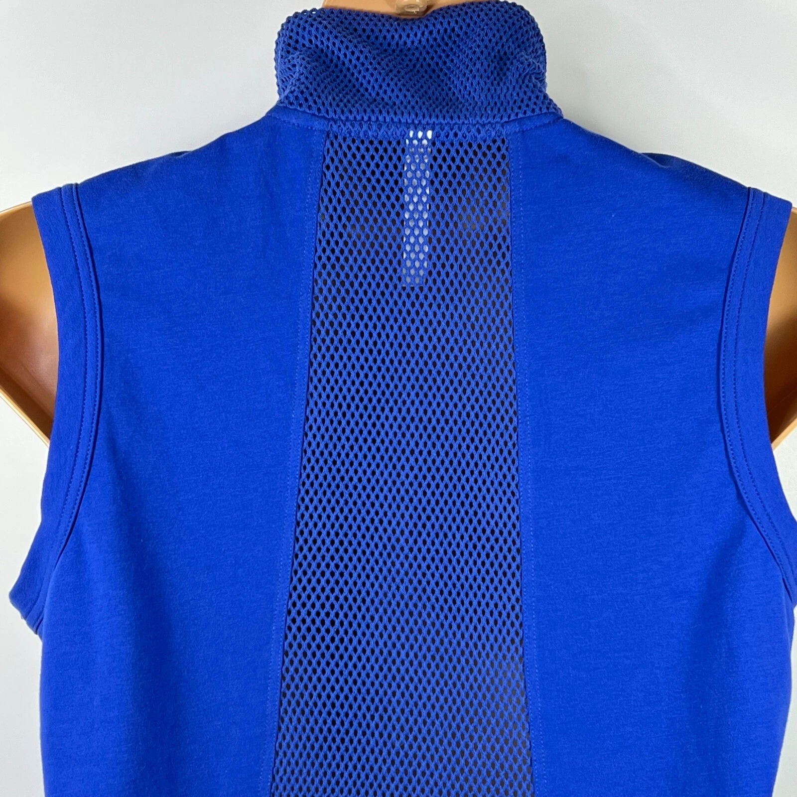 fabletics temecula full zip sleeveless mesh jacket
