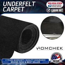14sqft  Premium Black Fabric Bunk Carpet/ Marine Boat Trailer Runners/Outdoor