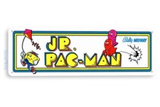 TIN SIGN Jr Pac-Man Arcade, 80's, Retro, Console, Marquee, Game Room Decor, C484
