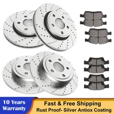 330mm Front Rear Rotors Brake Pads for 2011 - 2018 Dodge Durango Grand Cherokee