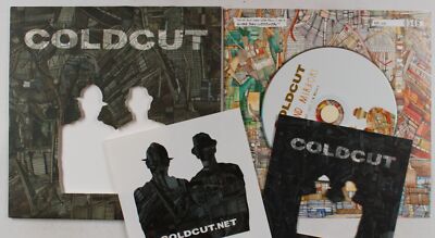 Coldcut Sound Mirrors UK Press-Kit/Folder Inc. CD 2006 + Stencil + Sticker
