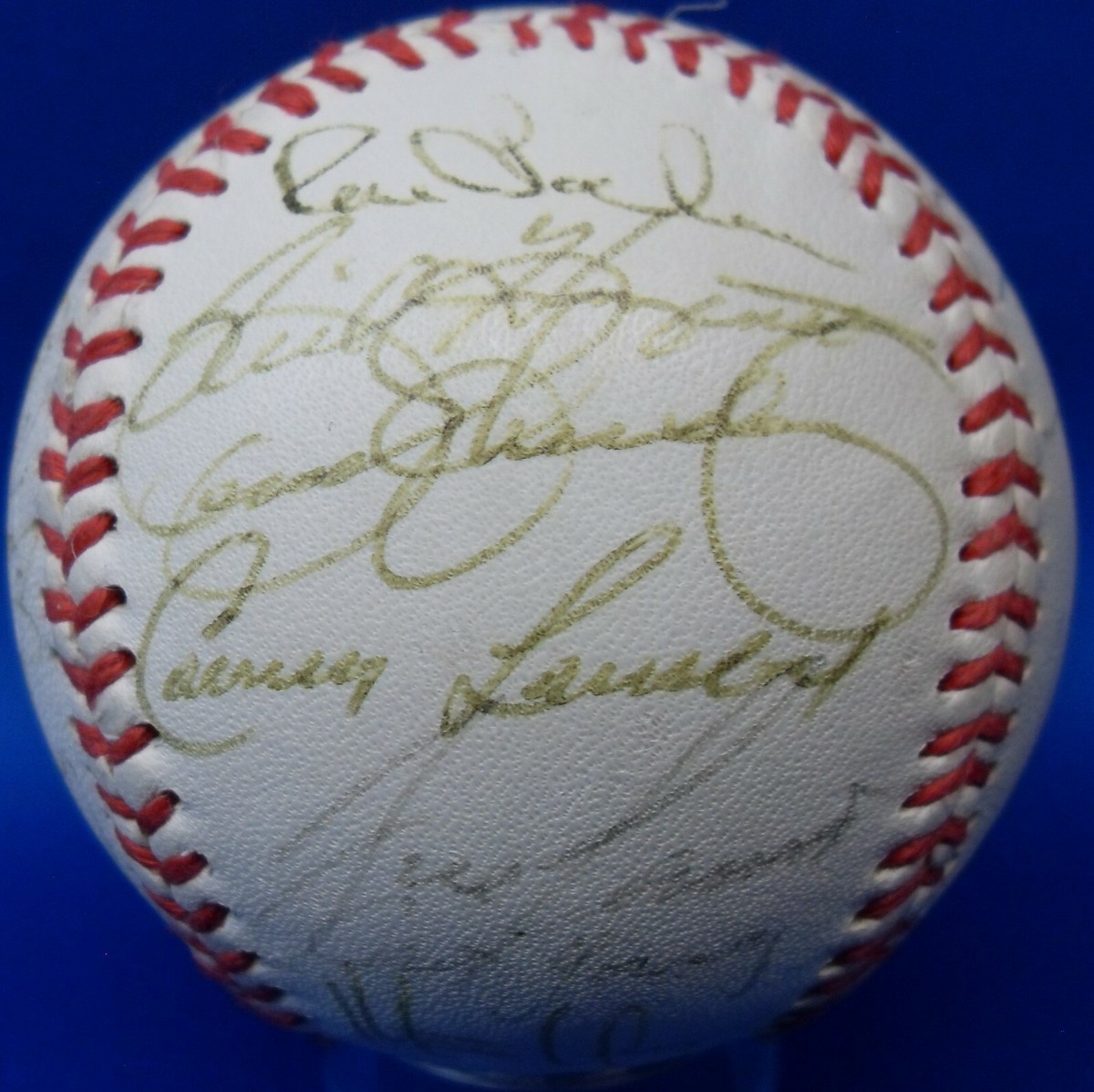JSA LOA 1989 Oakland Athletics A's x30 Autographed Team Signed