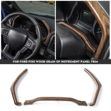 Dashboard Instrument Box Cover Trim Frame Fit For Ford F150 2015+ Accessories